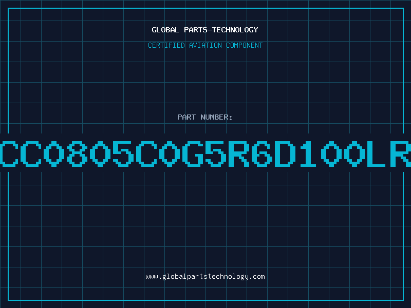 Aviation Part CC0805C0G5R6D100LR