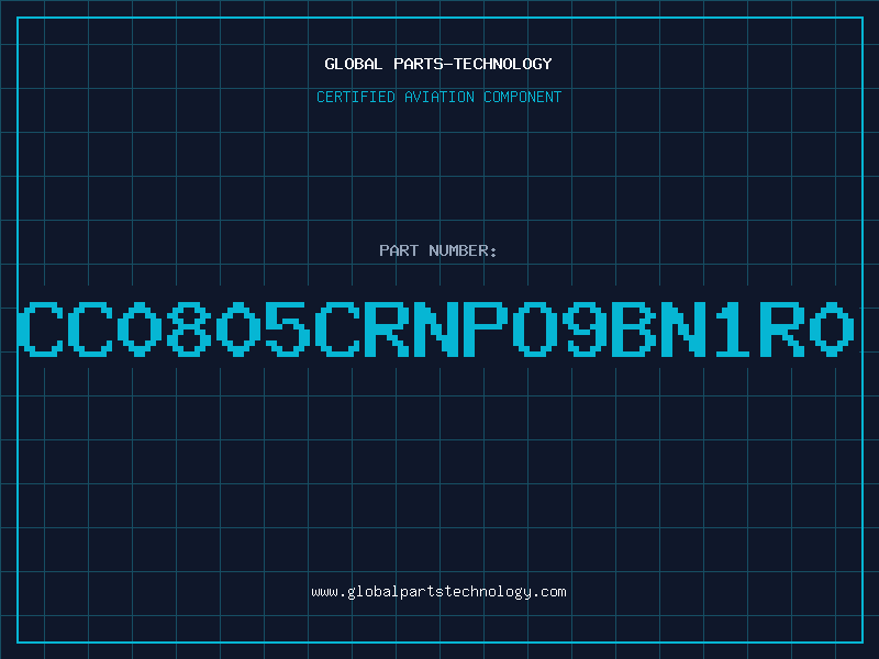 Aviation Part CC0805CRNPO9BN1R0