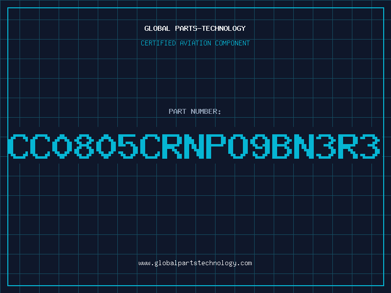 Aviation Part CC0805CRNPO9BN3R3
