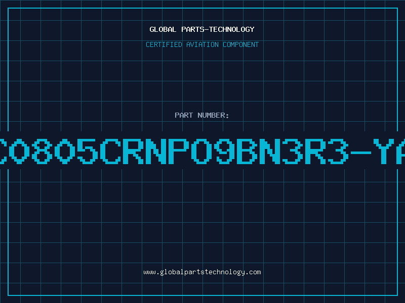 Aviation Part CC0805CRNPO9BN3R3-YAG