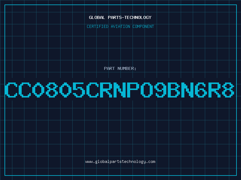 Aviation Part CC0805CRNPO9BN6R8