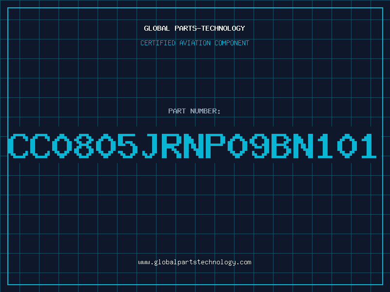 Aviation Part CC0805JRNP09BN101