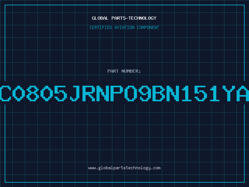 Aviation Part CC0805JRNPO9BN151YAG