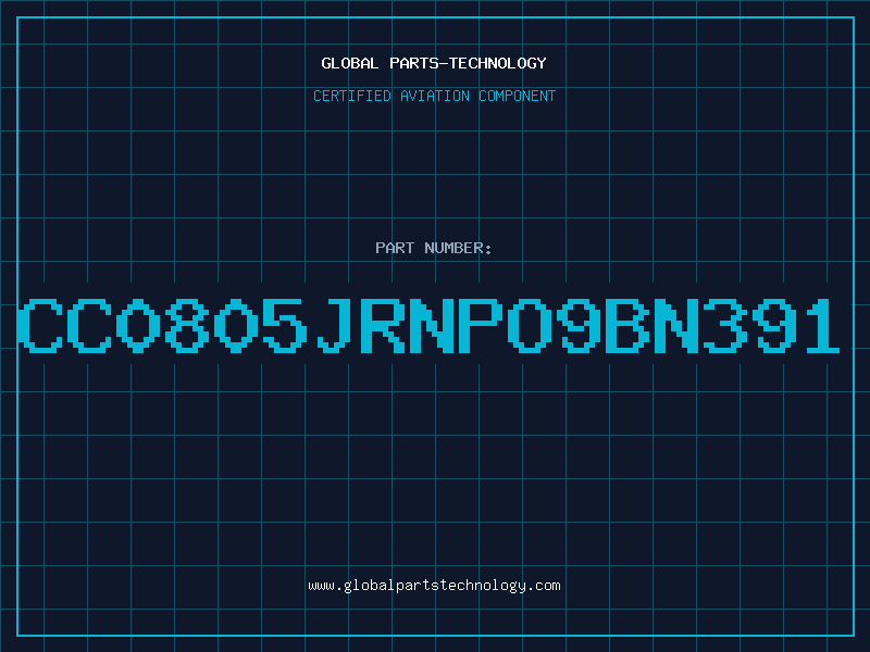 Aviation Part CC0805JRNPO9BN391