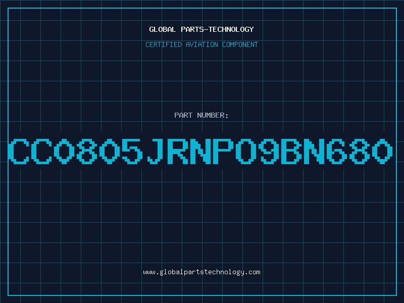 Aviation Part CC0805JRNPO9BN680