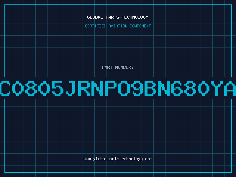 Aviation Part CC0805JRNPO9BN680YAG