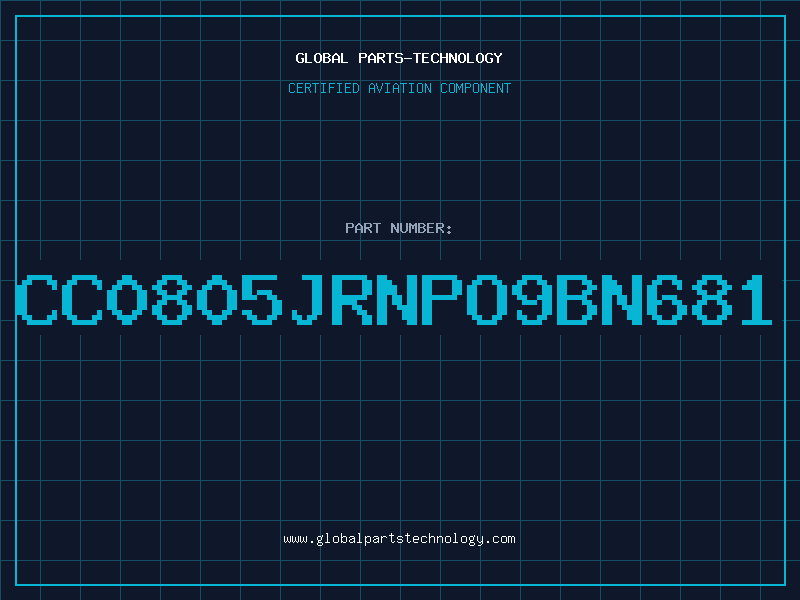 Aviation Part CC0805JRNPO9BN681
