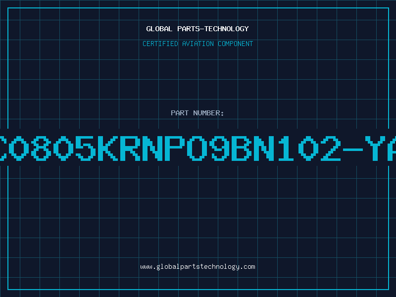 Aviation Part CC0805KRNPO9BN102-YAG