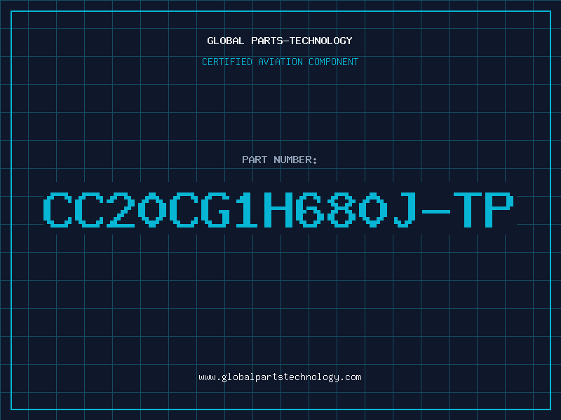 Aviation Part CC20CG1H680J-TP