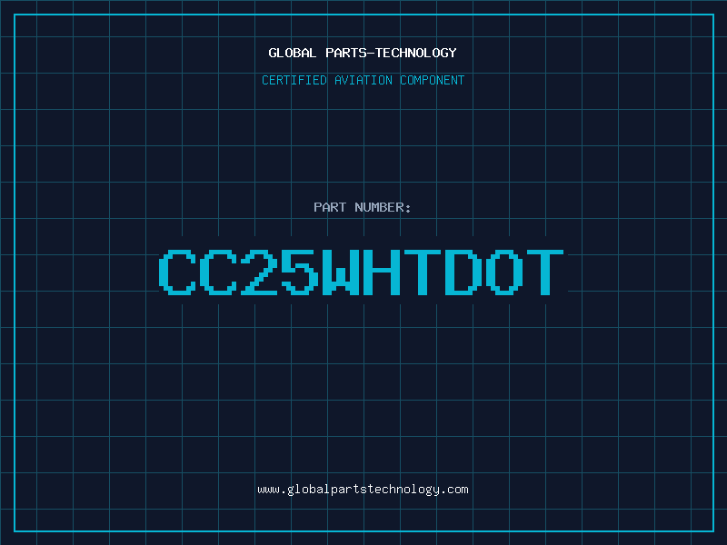 Aviation Part CC25WHTDOT