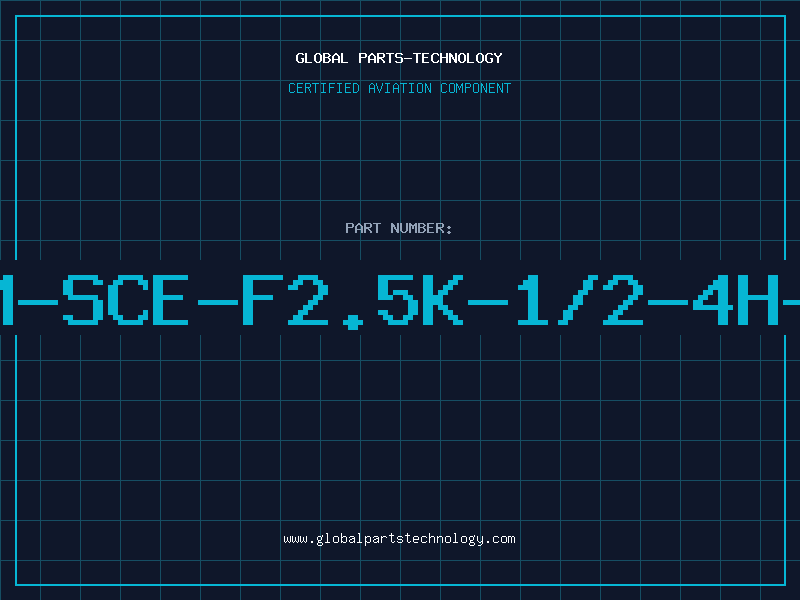 Aviation Part CM-SCE-F2.5K-1/2-4H-4