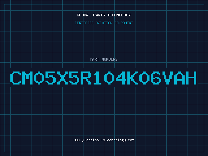 Aviation Part CM05X5R104K06VAH