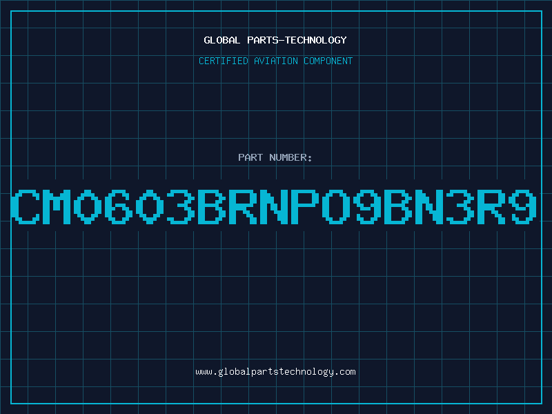 Aviation Part CM0603BRNPO9BN3R9