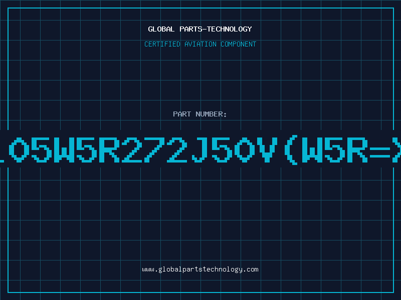 Aviation Part CM105W5R272J50V(W5R=X7R