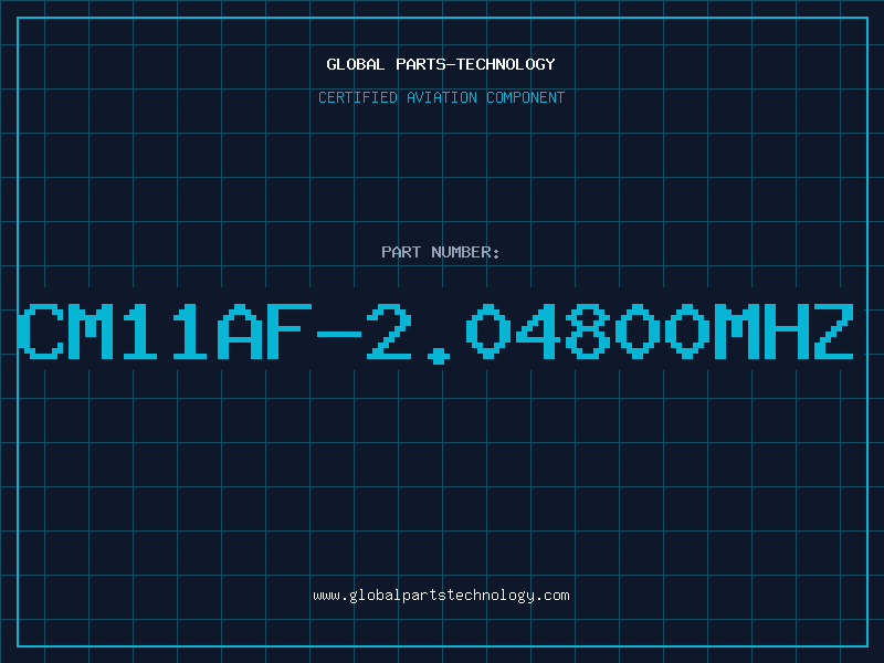 Aviation Part CM11AF-2.04800MHZ