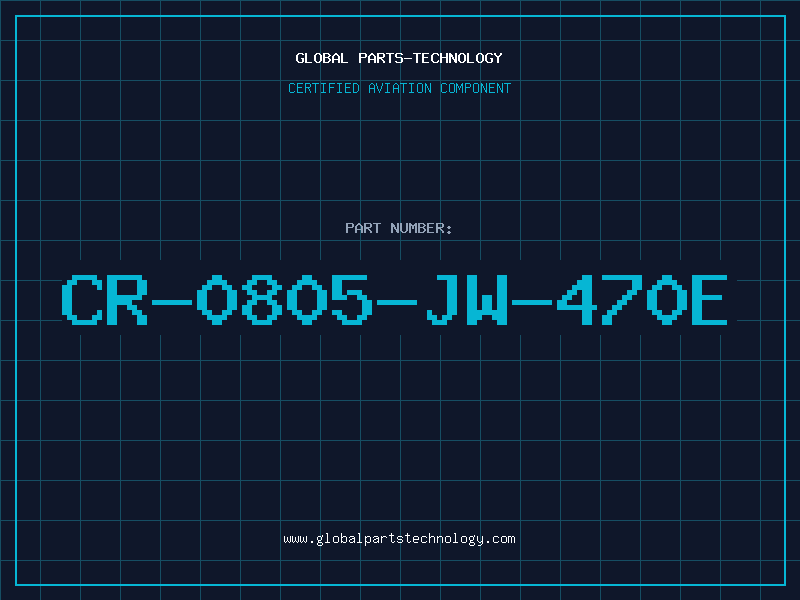 Aviation Part CR-0805-JW-470E