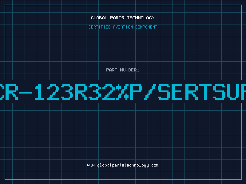 Aviation Part CR-123R32%P/SERTSUP