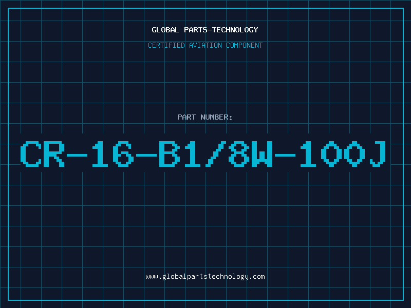 Aviation Part CR-16-B1/8W-100J