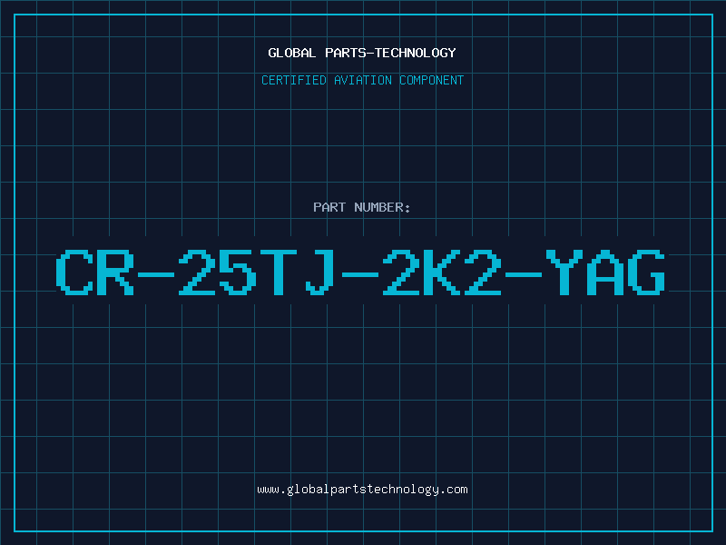Aviation Part CR-25TJ-2K2-YAG