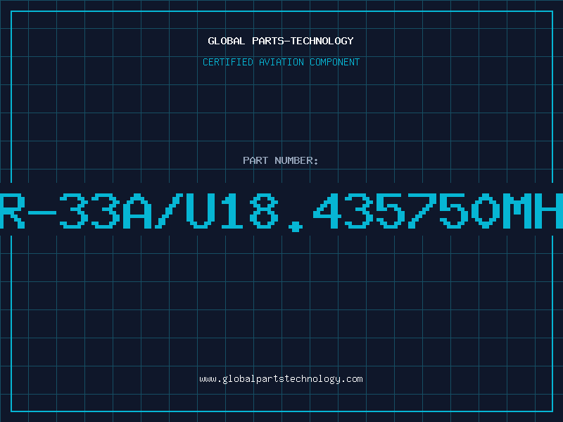 Aviation Part CR-33A/U18.435750MHZ
