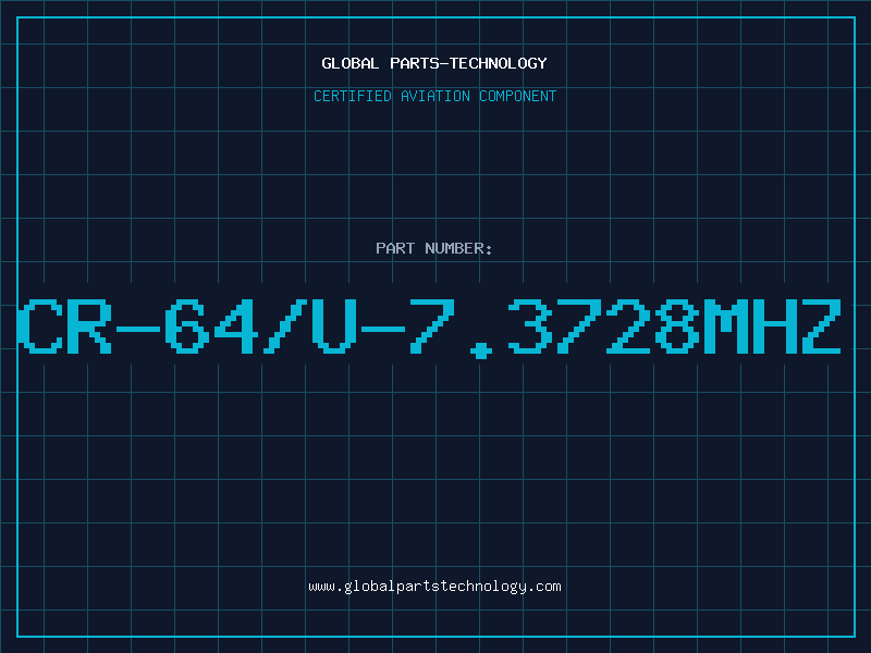 Aviation Part CR-64/U-7.3728MHZ