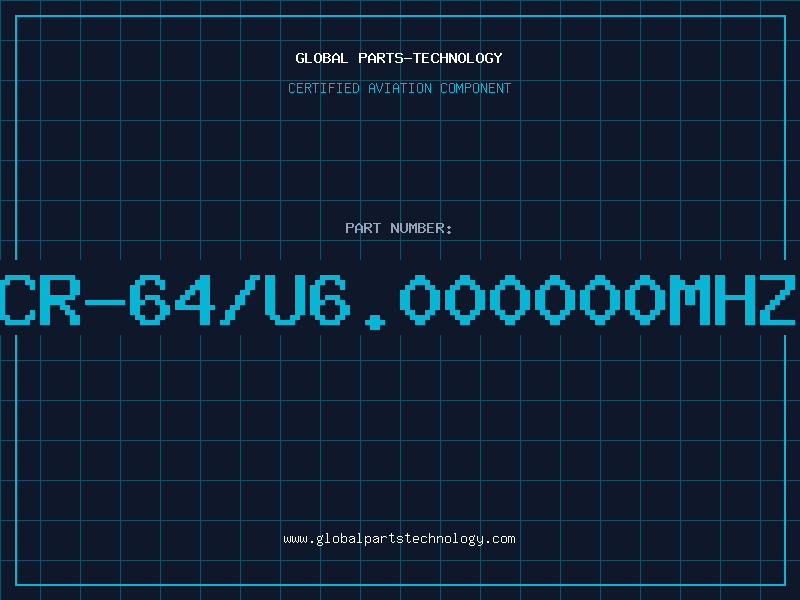 Aviation Part CR-64/U6.000000MHZ