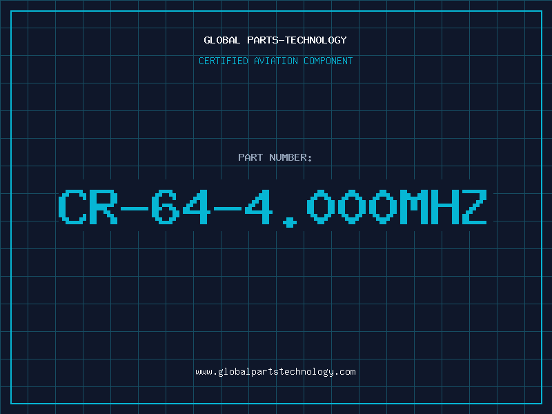 Aviation Part CR-64-4.000MHZ