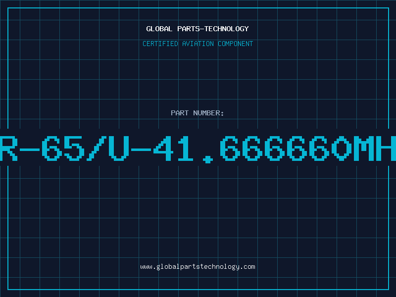 Aviation Part CR-65/U-41.666660MHZ