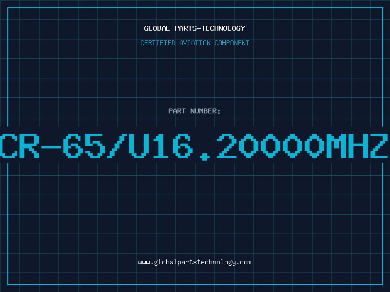 Aviation Part CR-65/U16.20000MHZ