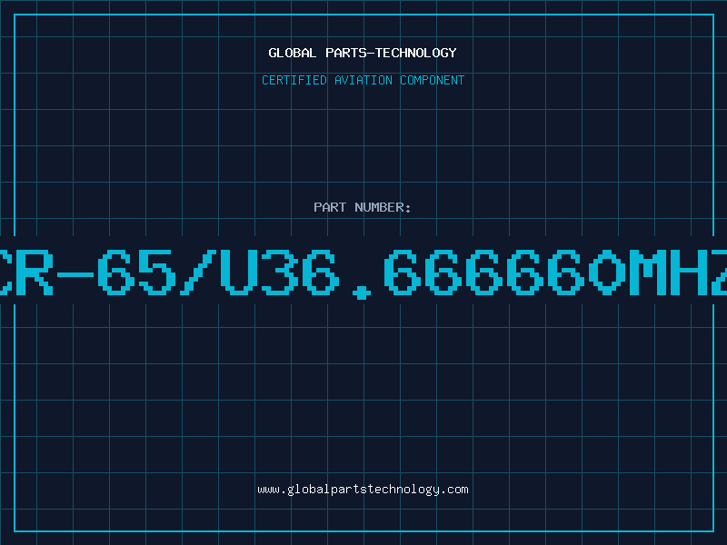 Aviation Part CR-65/U36.666660MHZ