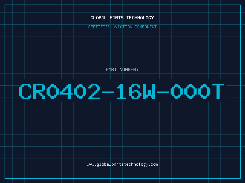 Aviation Part CR0402-16W-000T