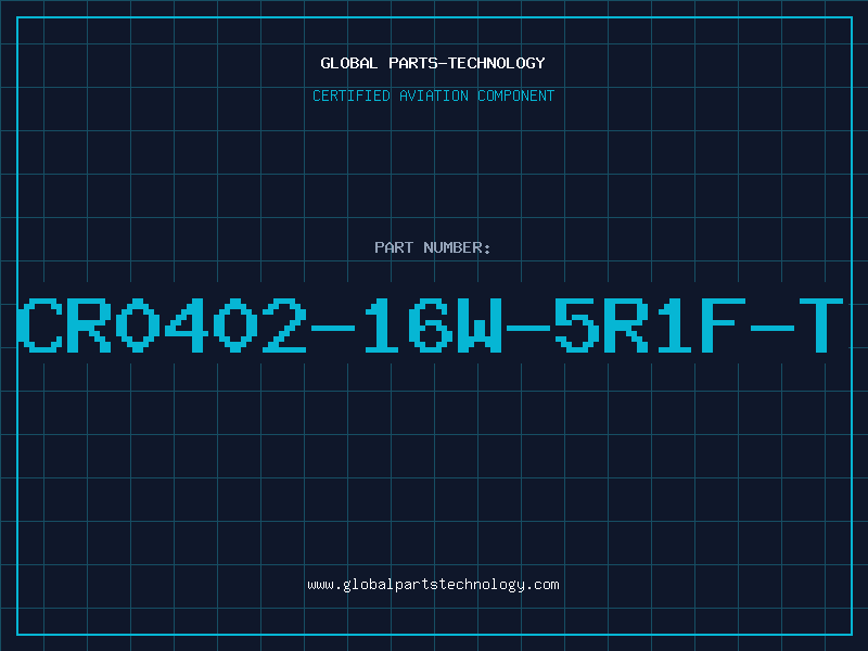Aviation Part CR0402-16W-5R1F-T