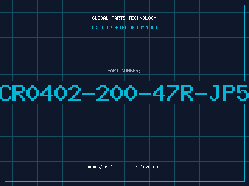 Aviation Part CR0402-200-47R-JP5