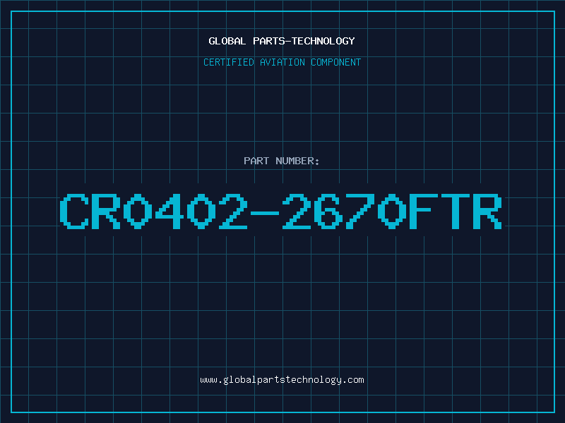 Aviation Part CR0402-2670FTR