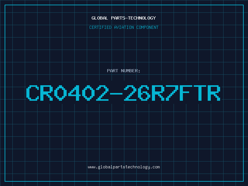 Aviation Part CR0402-26R7FTR