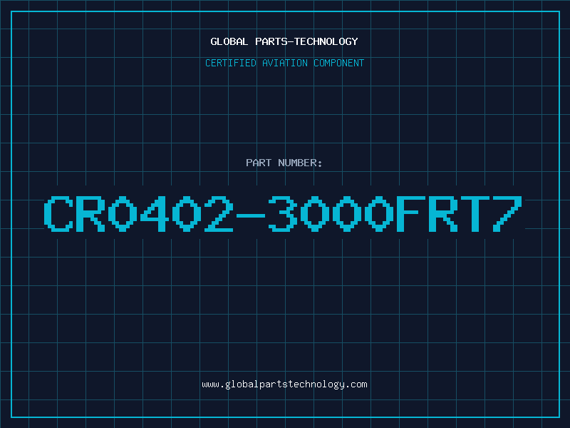 Aviation Part CR0402-3000FRT7