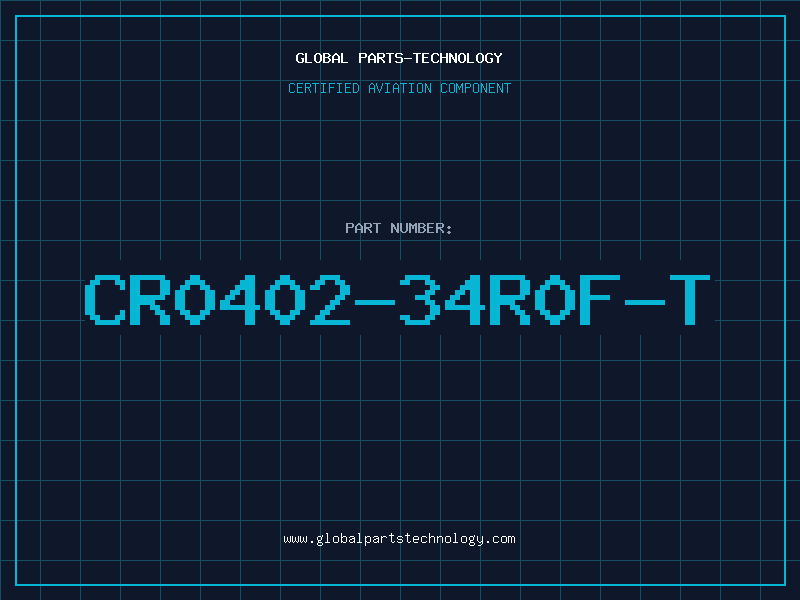 Aviation Part CR0402-34R0F-T