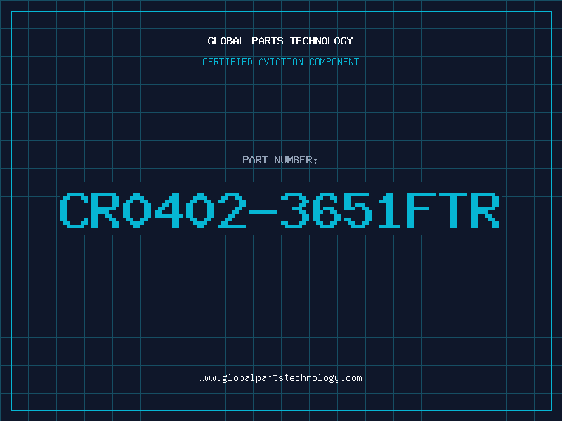 Aviation Part CR0402-3651FTR
