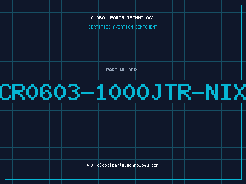 Aviation Part CR0603-1000JTR-NIX