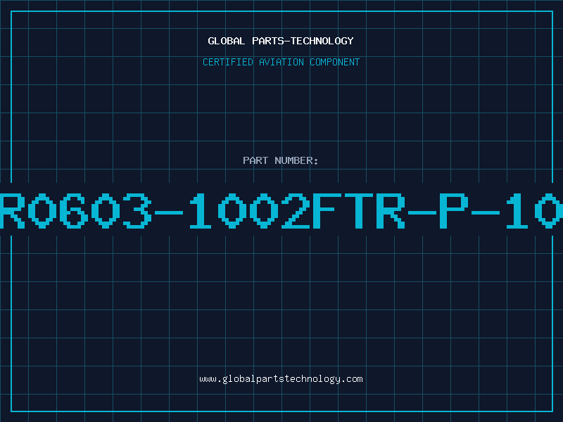Aviation Part CR0603-1002FTR-P-10K