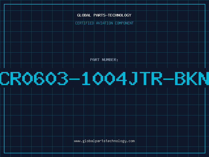 Aviation Part CR0603-1004JTR-BKN