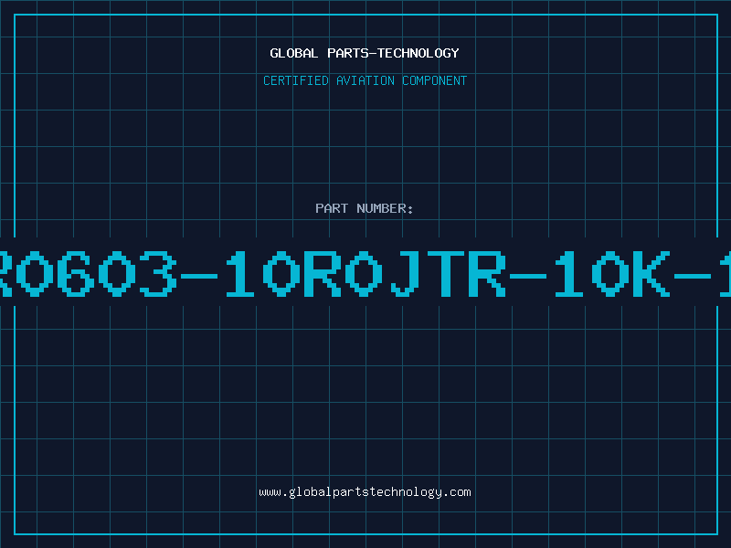 Aviation Part CR0603-10R0JTR-10K-13