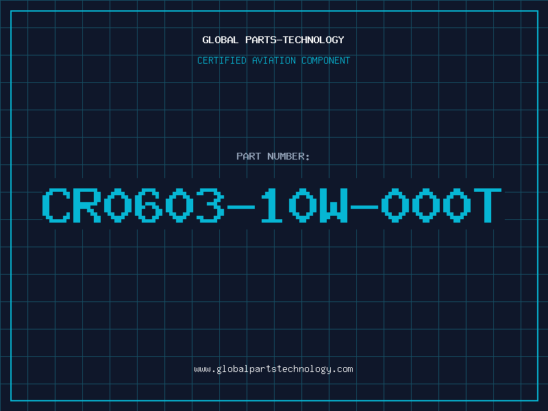 Aviation Part CR0603-10W-000T