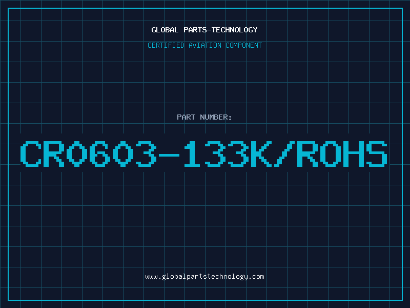 Aviation Part CR0603-133K/ROHS