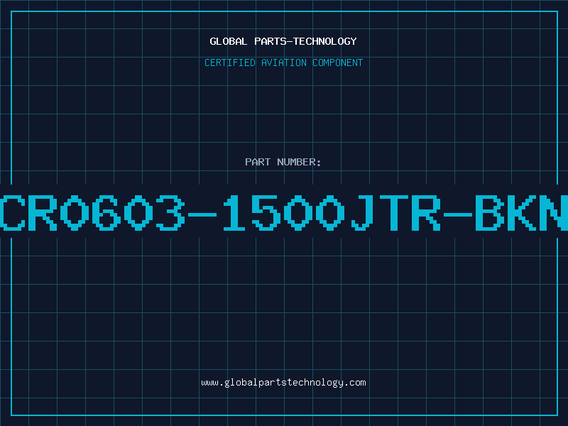 Aviation Part CR0603-1500JTR-BKN