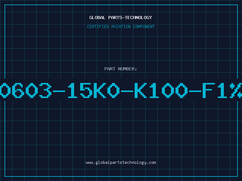 Aviation Part CR0603-15K0-K100-F1%P5