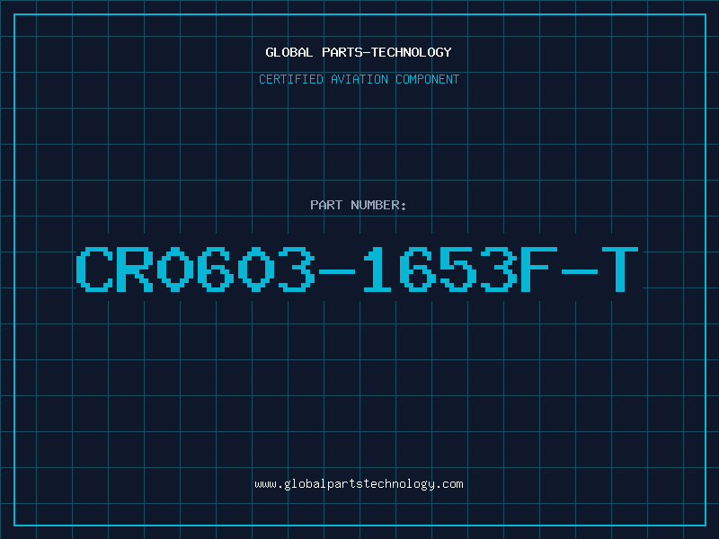 Aviation Part CR0603-1653F-T
