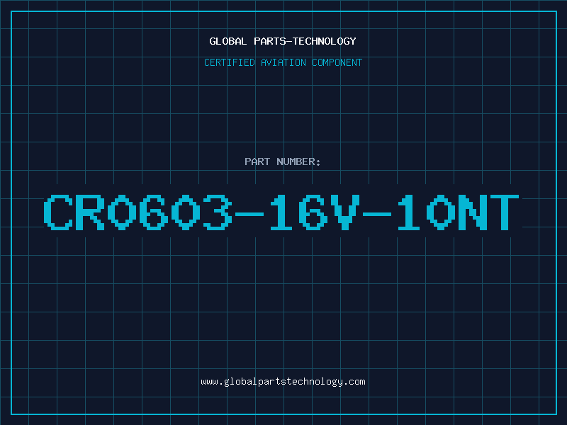 Aviation Part CR0603-16V-10NT