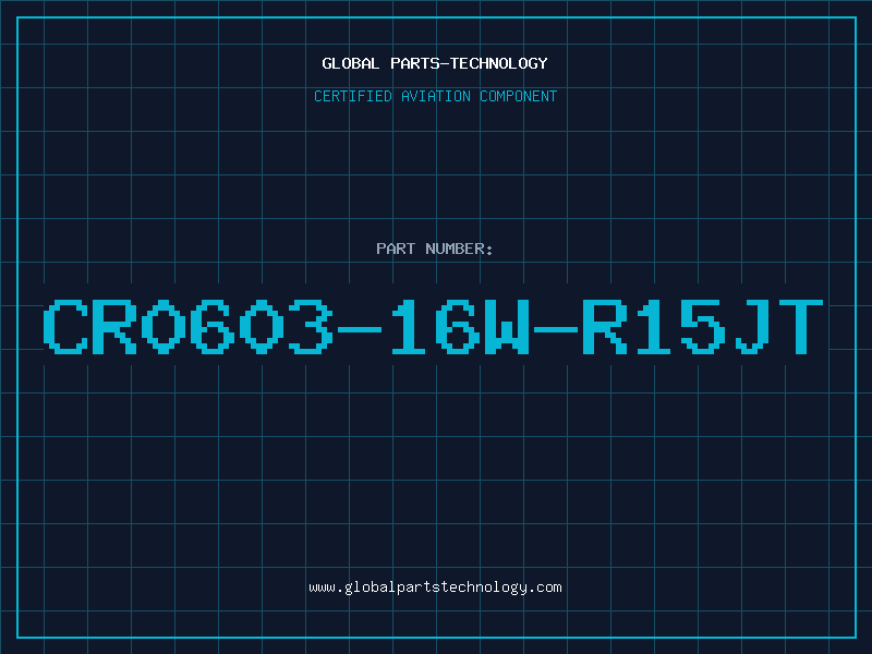 Aviation Part CR0603-16W-R15JT