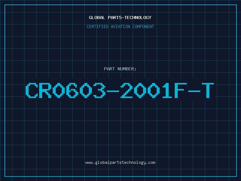 Aviation Part CR0603-2001F-T